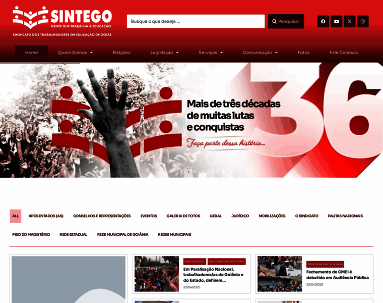 Sintego.org.br thumbnail