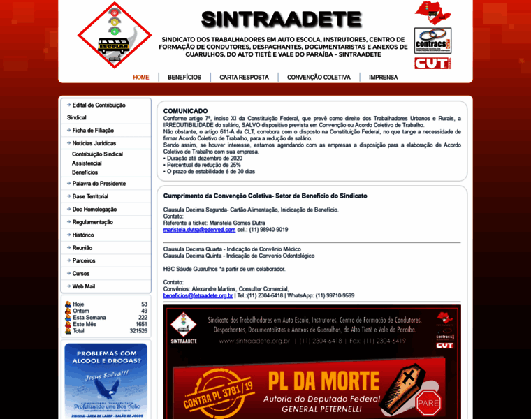 Sintraadete.org.br thumbnail