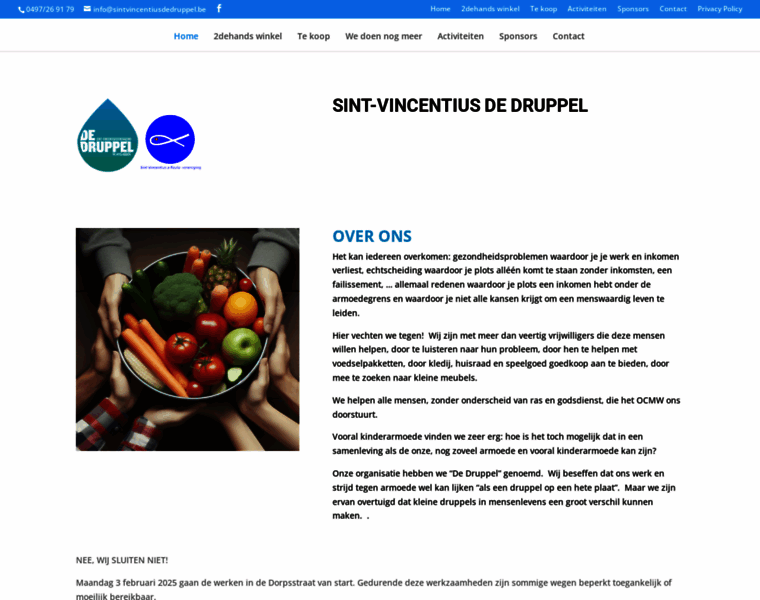 Sintvincentiusdedruppel.be thumbnail