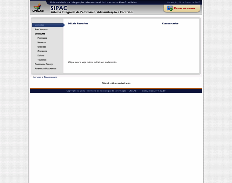 Sipac.unilab.edu.br thumbnail