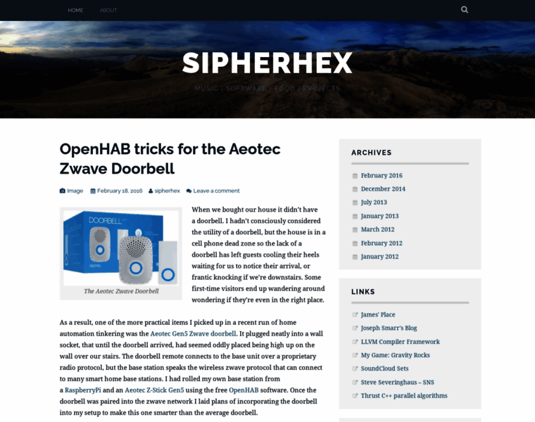Sipherhex.com thumbnail