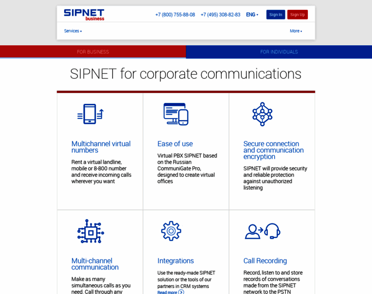 Sipnet.net thumbnail