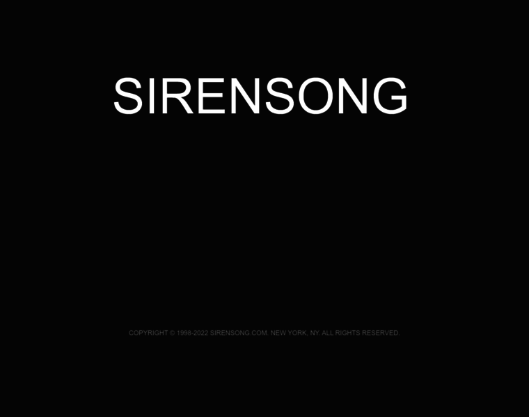 Sirensong.com thumbnail Sirensong.com thumbnail