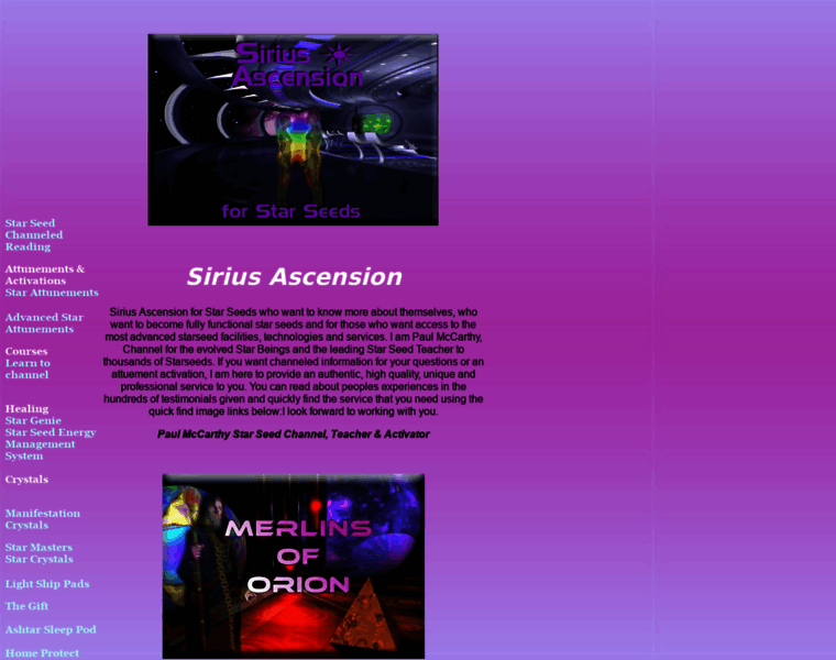 Siriusascension.com thumbnail