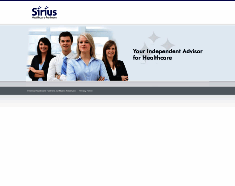 Siriushealthcarepartners.com thumbnail