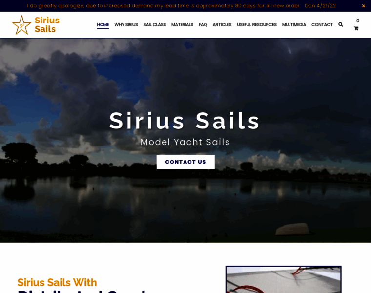Siriussails.com thumbnail