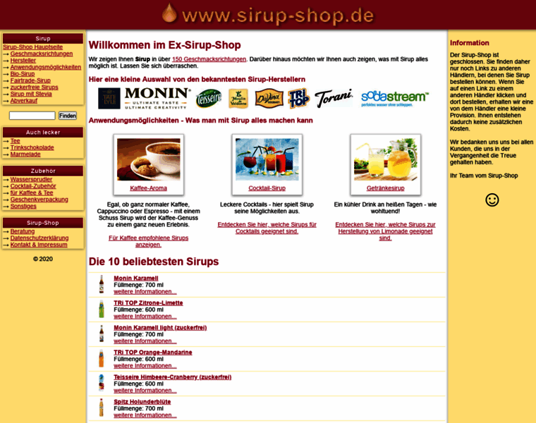 Sirup-shop.de thumbnail