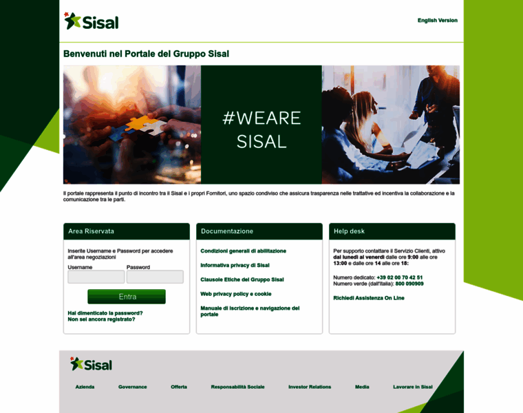 Sisal-procurement.bravosolution.com thumbnail