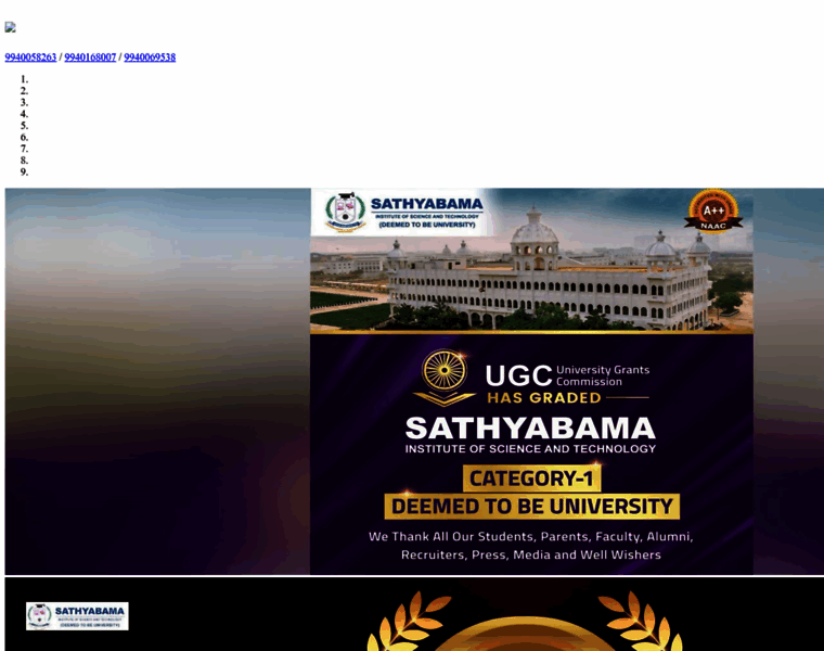 Sist.sathyabama.ac.in thumbnail