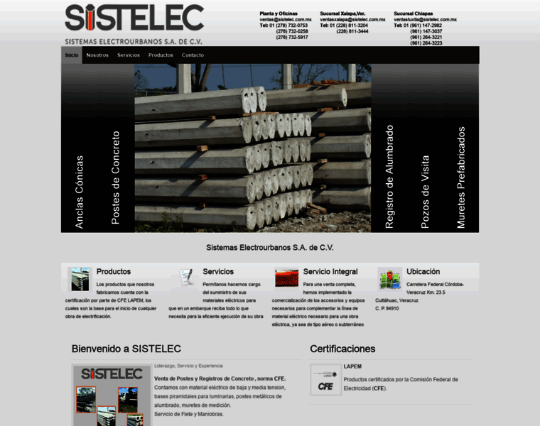 Sistelec.com.mx thumbnail