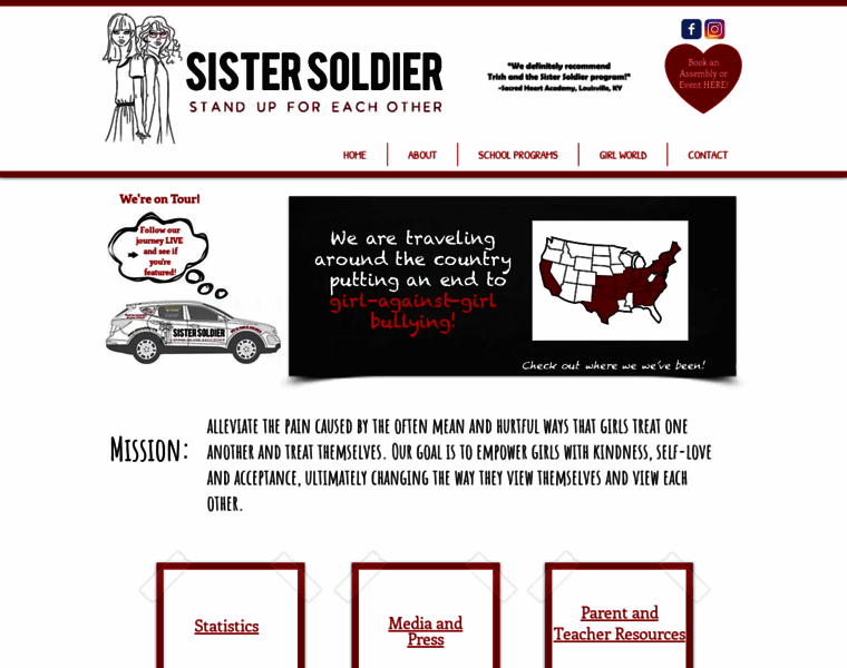 Sistersoldier.org thumbnail
