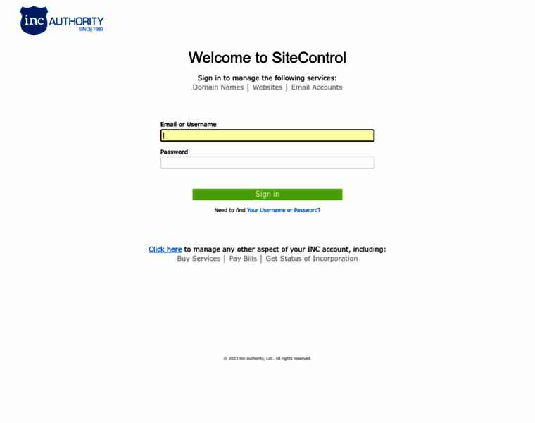 Sitecontrol.incauthorityweb.com thumbnail