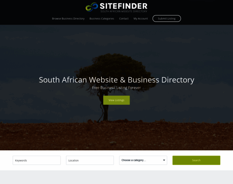 Sitefinder.co.za thumbnail