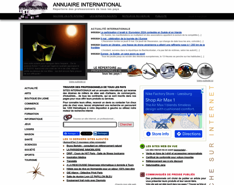 Sites-internationaux.com thumbnail