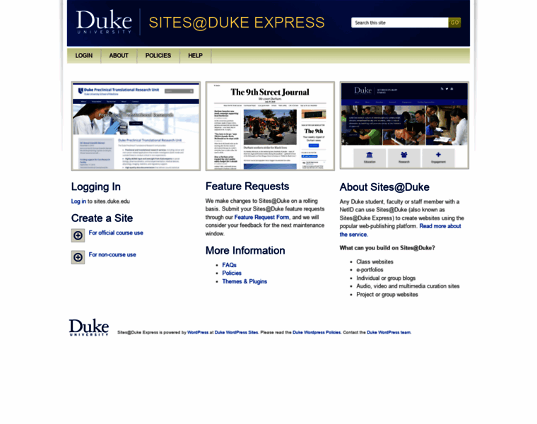 Sites.duke.edu thumbnail