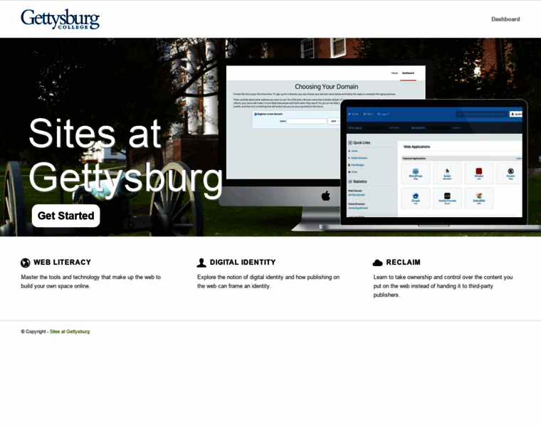 Sites.gettysburg.edu thumbnail