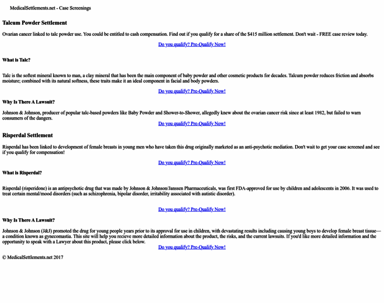 Sites.medicalsettlements.net thumbnail