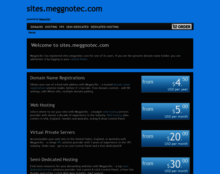 Sites.meggnotec.com thumbnail
