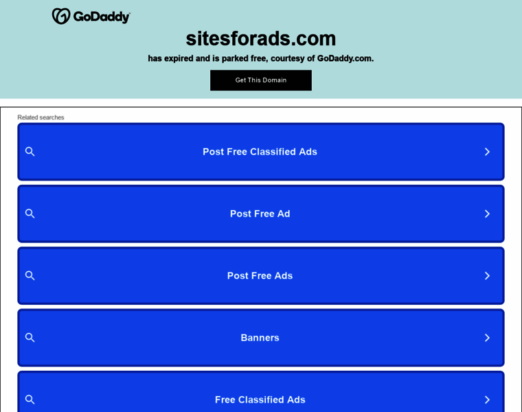 Sitesforads.com thumbnail