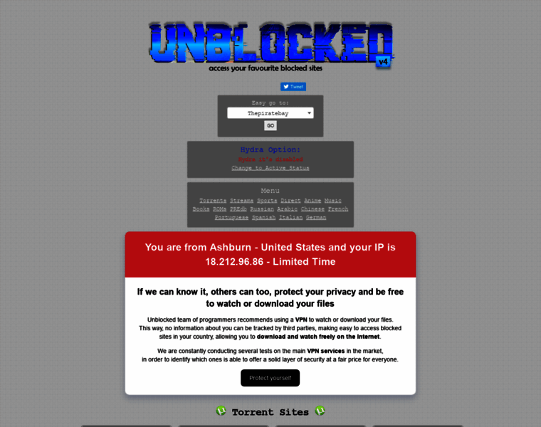 Siteunblock.space thumbnail