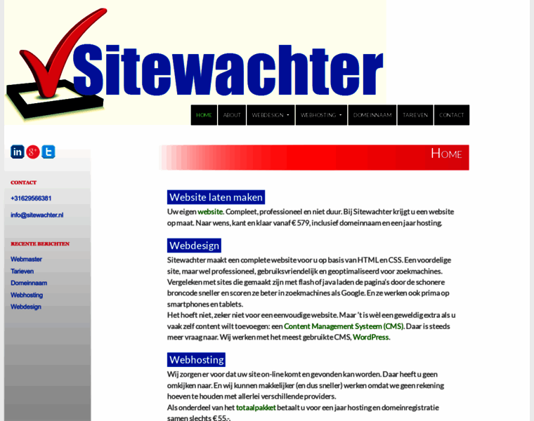Sitewachter.nl thumbnail