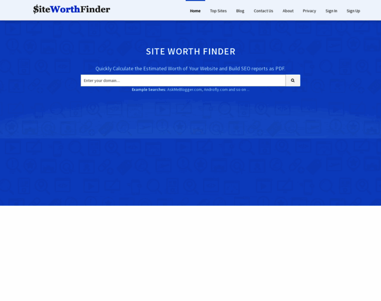 Siteworthfinder.com thumbnail