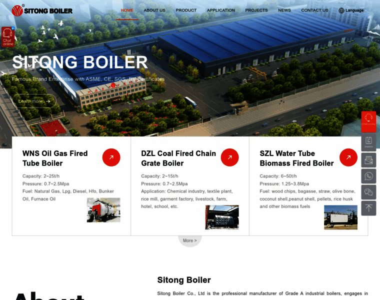 Sitong-boiler.com thumbnail
