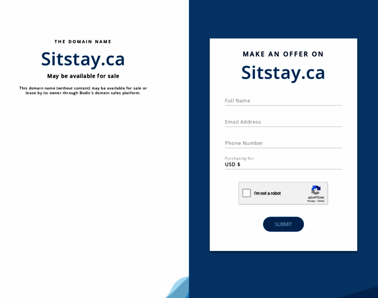 Sitstay.ca thumbnail