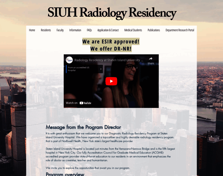 Siuhradiologyresidency.com thumbnail