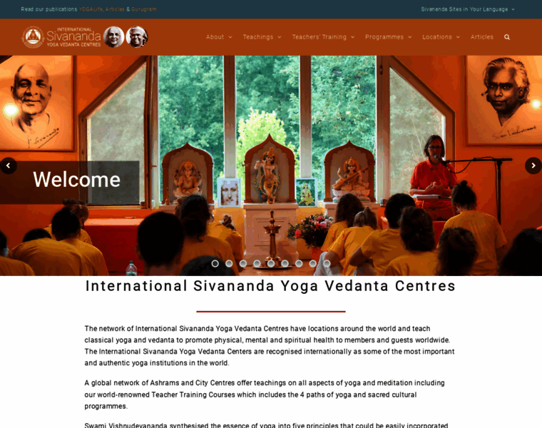 Sivananda.org thumbnail