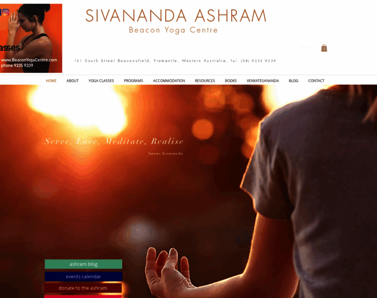 Sivanandaashram.org.au thumbnail