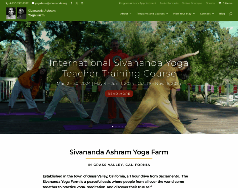 Sivanandayogafarm.org thumbnail
