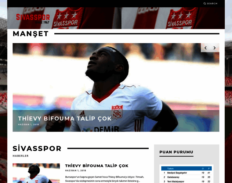 Sivasspor.net thumbnail