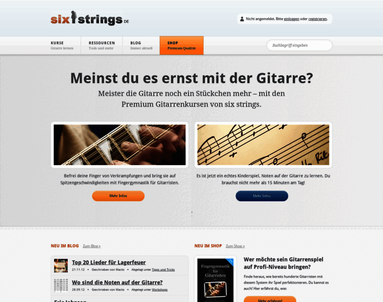 Six-strings.de thumbnail