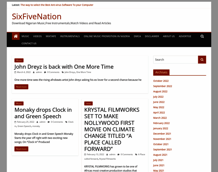 Sixfivenation.net thumbnail