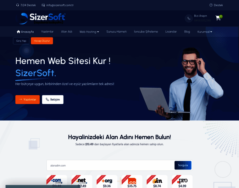 Sizersoft.com.tr thumbnail