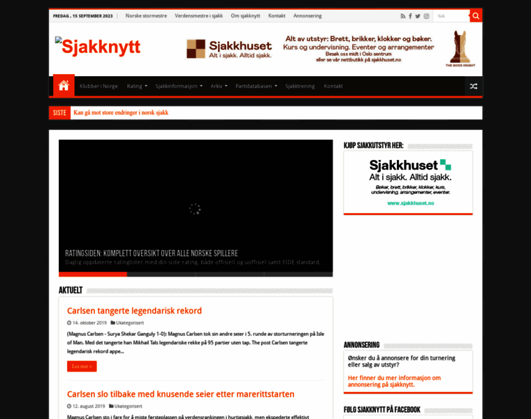 Sjakknytt.no thumbnail