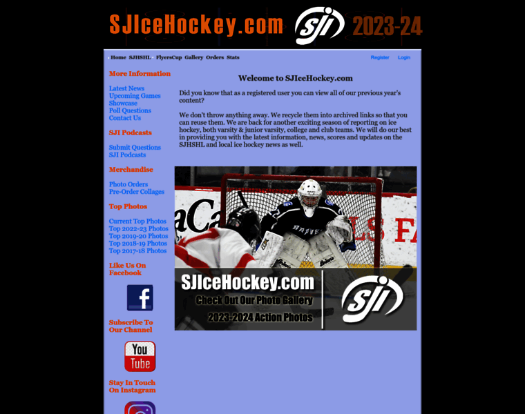 Sjicehockey.com thumbnail