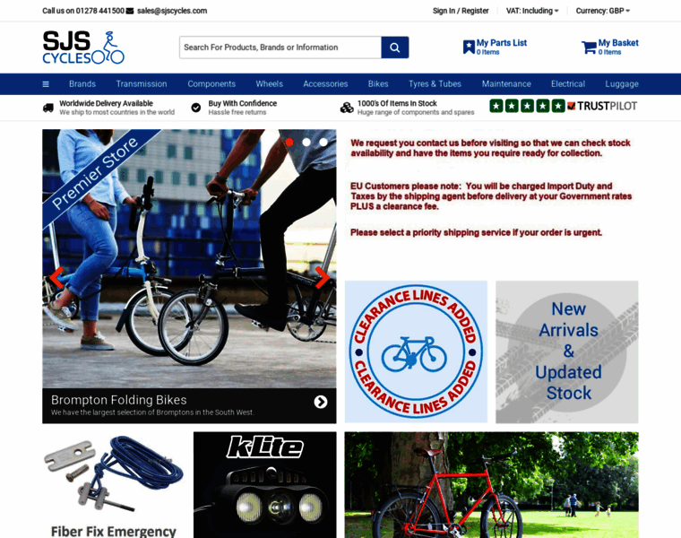 Sjscycles.com thumbnail
