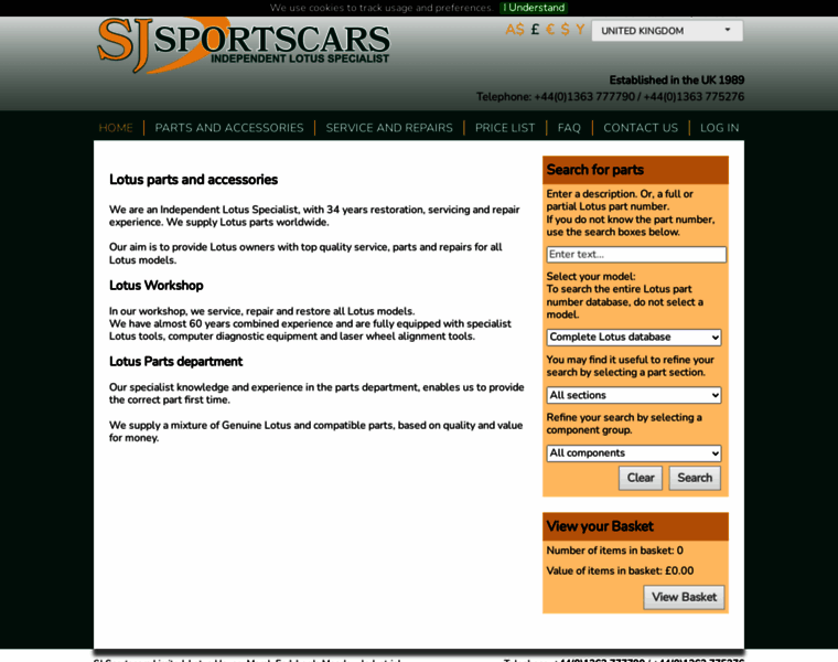 Sjsportscars.co.uk thumbnail