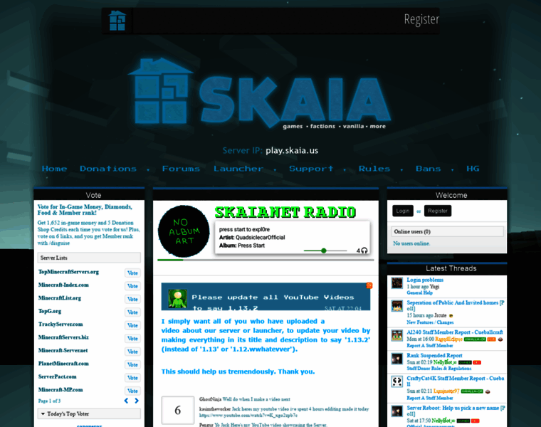 Skaia.website thumbnail