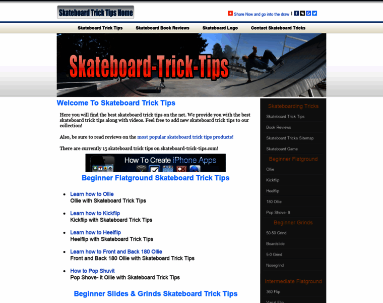 Skateboard-trick-tips.com thumbnail