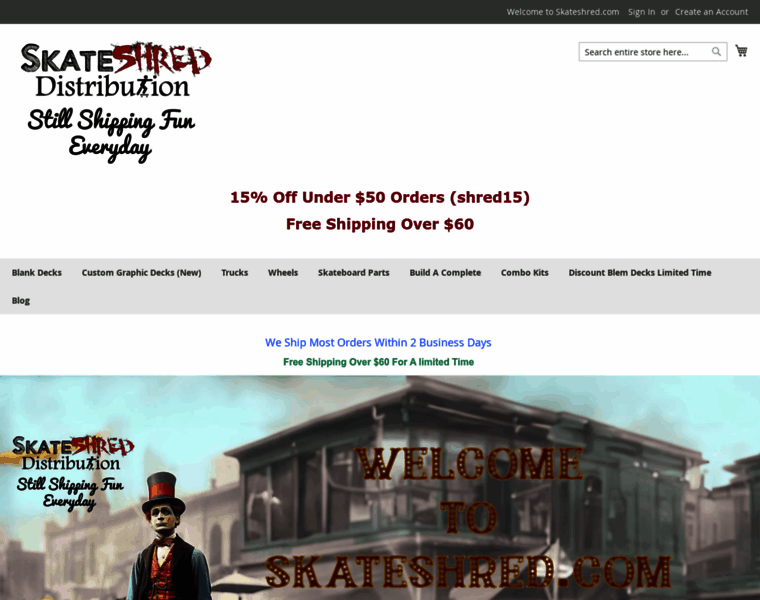 Skateshred.com thumbnail
