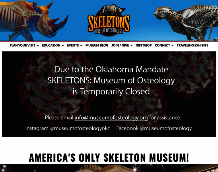 Skeletonmuseum.com thumbnail