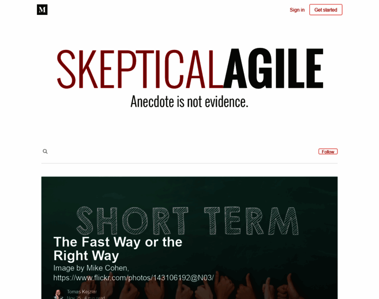 Skepticalagile.com thumbnail