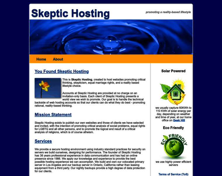 Skeptichosting.com thumbnail