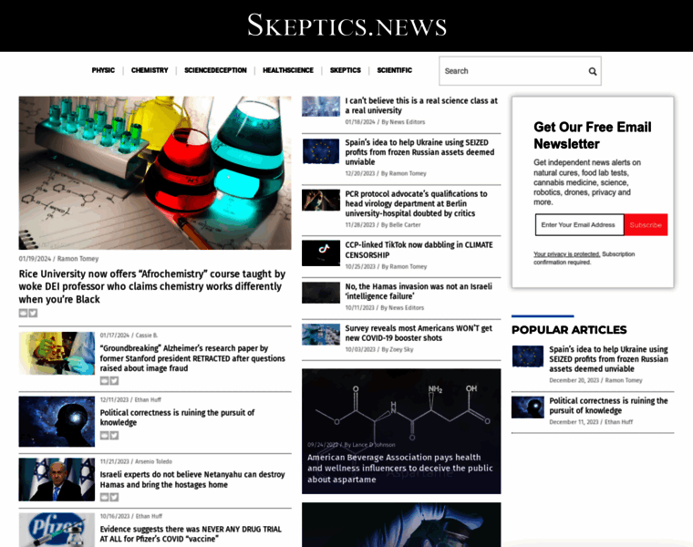Skeptics.news thumbnail