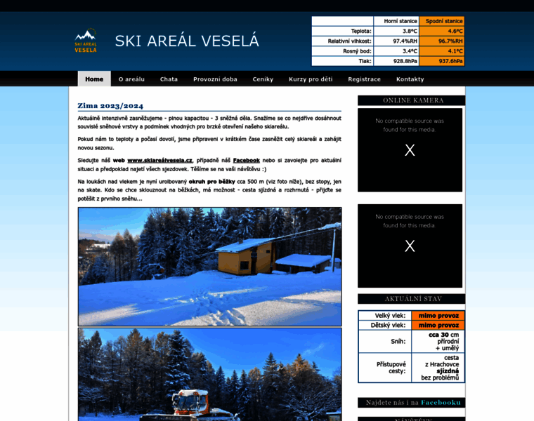 Skiarealvesela.cz thumbnail