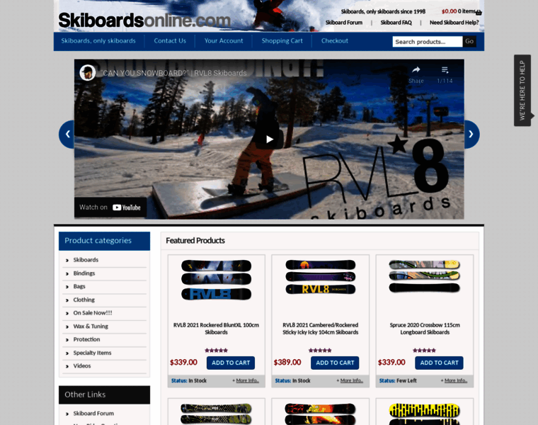 Skiboardsonline.com thumbnail