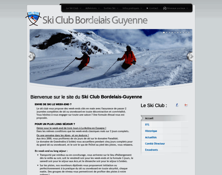 Skiclub-bordeaux.com thumbnail
